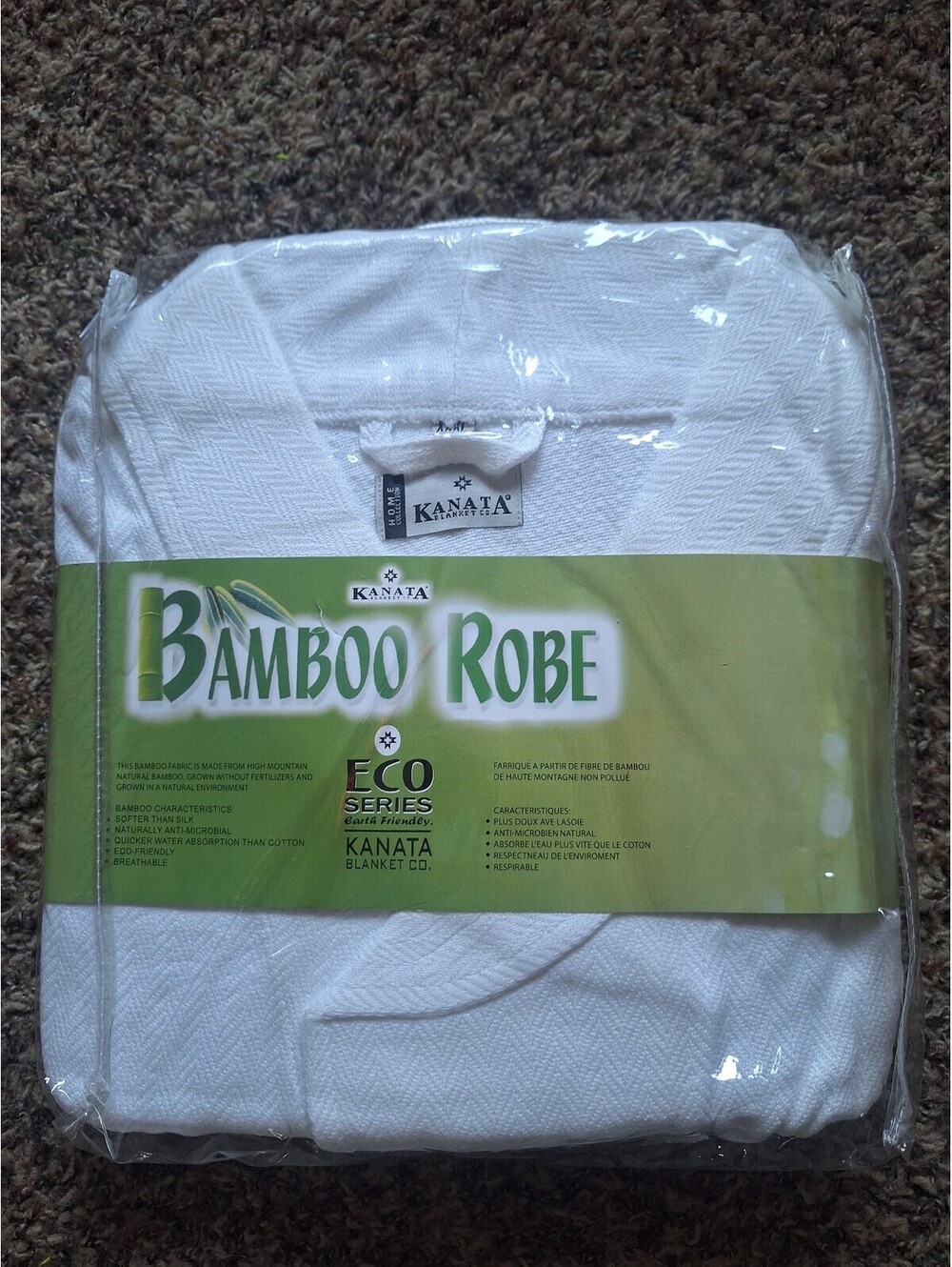 Kanata Bamboo Robe" from the Eco Series unisex XXXL